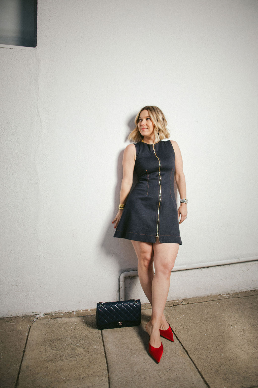 Zip Up Dress