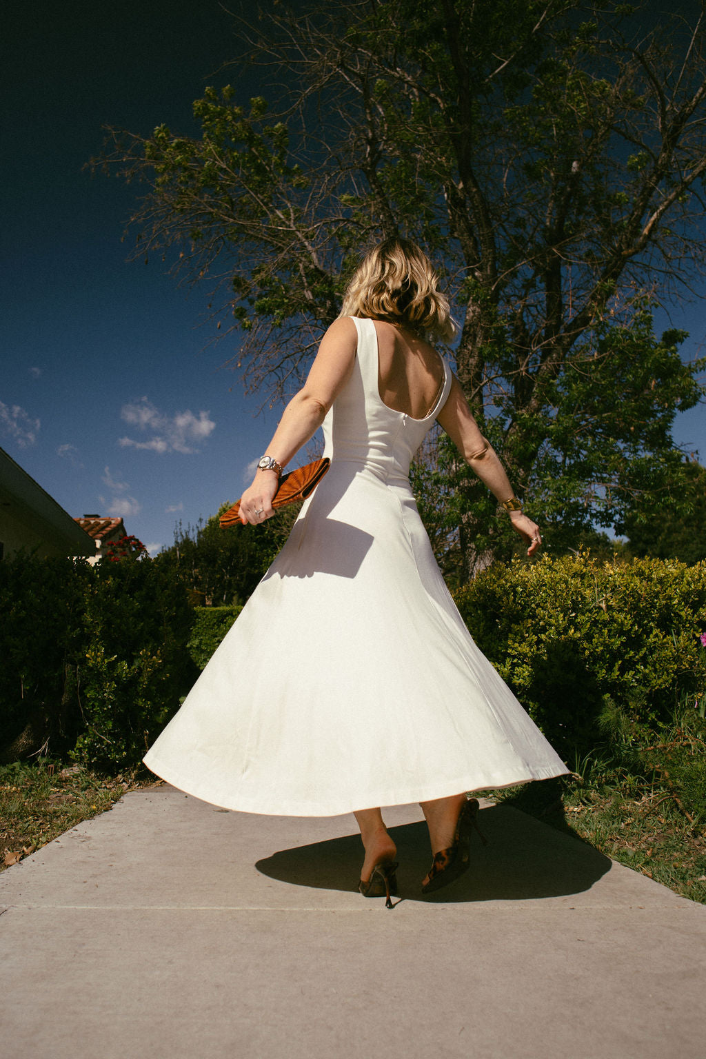 Twirl Dress in Cream